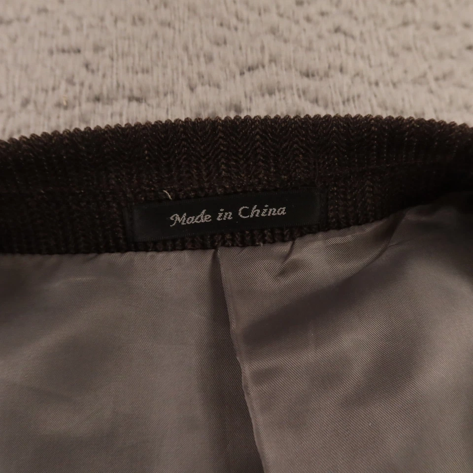 Chaps Jacket 2XL Brown Cotton Corduroy Blazer Sport Coat Warm 52R - Image 3 of 4