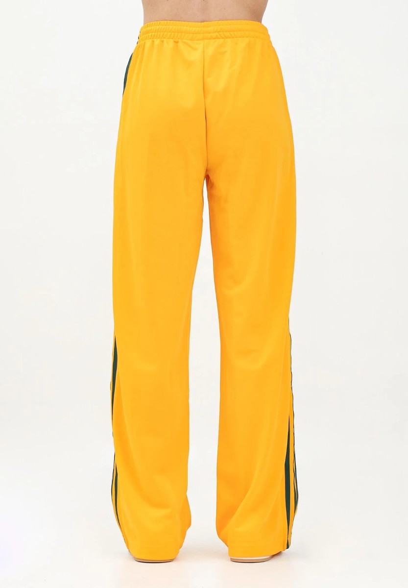 adidas Originals Firebird Womens Track Pants Yellow Loose Fit Sz