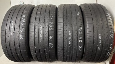 NO SHIPPING ONLY LOCAL PICK UP Set 4 Tires 285 40 22 Pirelli P Zero B