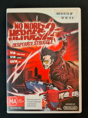 No More Heroes 2: Desperate Struggle PAL (Wii) ~ Complete / Very Good Condition!