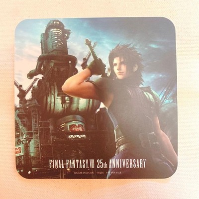 Final Fantasy VII REMAKE Square Cafe Sachs Coaster 25th Limited Edition
