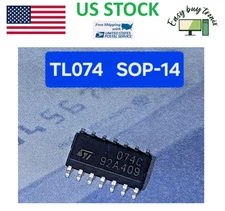 10PCS Genuine ST TL074C CDR CDT HIDR HI TL074 Quad JFET Operational Amplifier