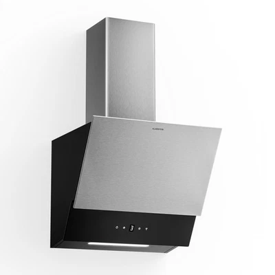 Campana extractora de pared Klarstein 45 cm Touch LED A++ acero inoxidable vidrio escape/circulación de aire