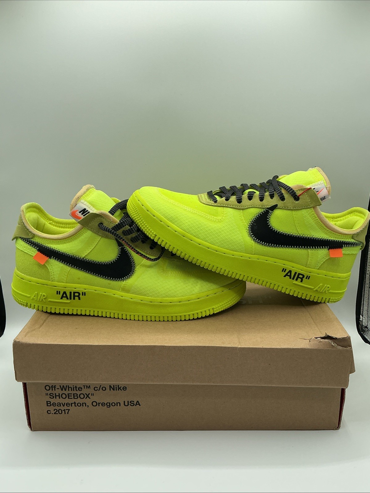 OFF WHITE X NIKE Taglia 8 5 Nike Off White x Air Force 1 Low Volt usate