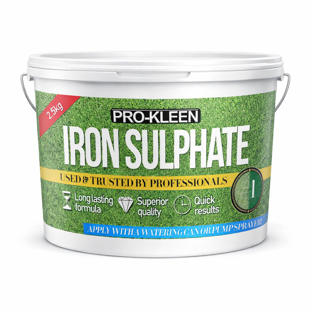 ProKleen Iron Sulphate Grass Green Lawn Tonic Feed Soluble Damp Grade 2.5KG