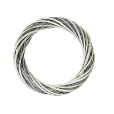 Round Wreath Base Woven Natural Willow 40cm/16 Inch Diameter Grey