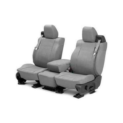 For Ford Explorer 20-24 CalTrend DuraPlus 1st Row Light Gray Custom Seat Covers