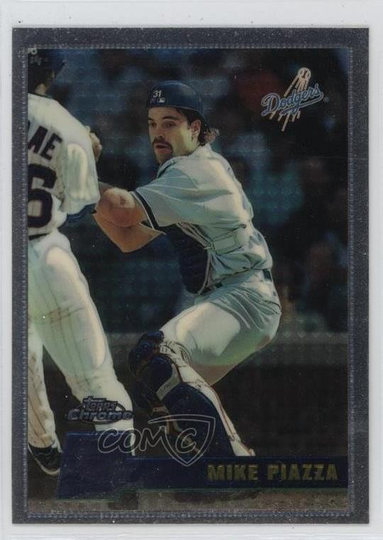 1996 Topps Chrome Mike Piazza #93 HOF 0uf1