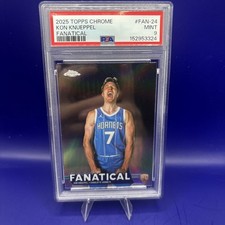2025-26 Topps Chrome - Fanatical Kon Knueppel PSA 9