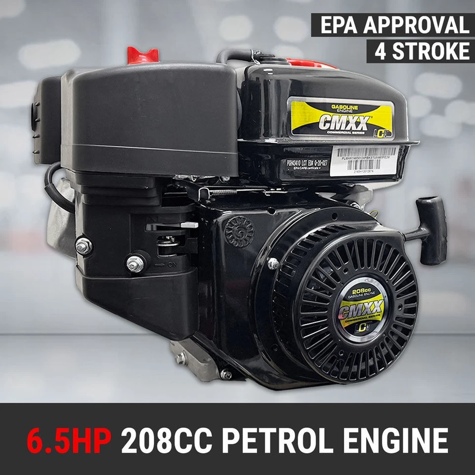 LCT 6.5 HP Petrol Engine 4 Stroke Horizontal Shaft Recoil Start OHV Stationary