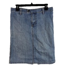 Vintage Y2K Gap Jeans Denim Jean Skirt Size 6 Casual Retro Timeless