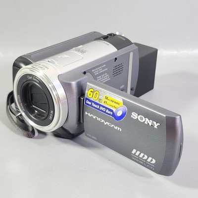 For Parts Sony Handycam DCR-SR80 HDD Camcorder 60GB Wide LCD 800x Zoom Issue