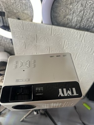 TMY V08 Mini Projector 1080P Full HD Supported with Adjustable Floor Tripod
