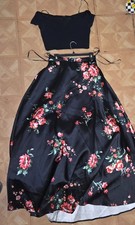 2PIECE PROM DRESS BALL GOWN 7/8