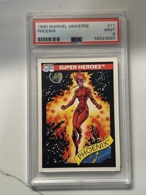 1990 MARVEL UNIVERSE #11 - PHOENIX PSA 9 MINT