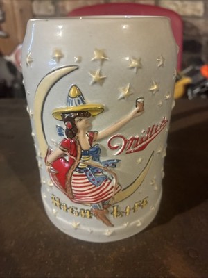 Rare Vintage Miller High Life Beer Girl On Moon Collector's by CUI Limited Ed