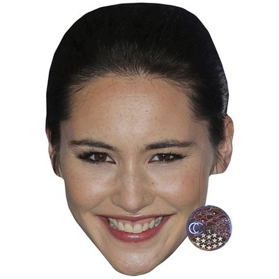 Christina Chong Promi Maske, flaches Kartengesicht, Kostüm Maske