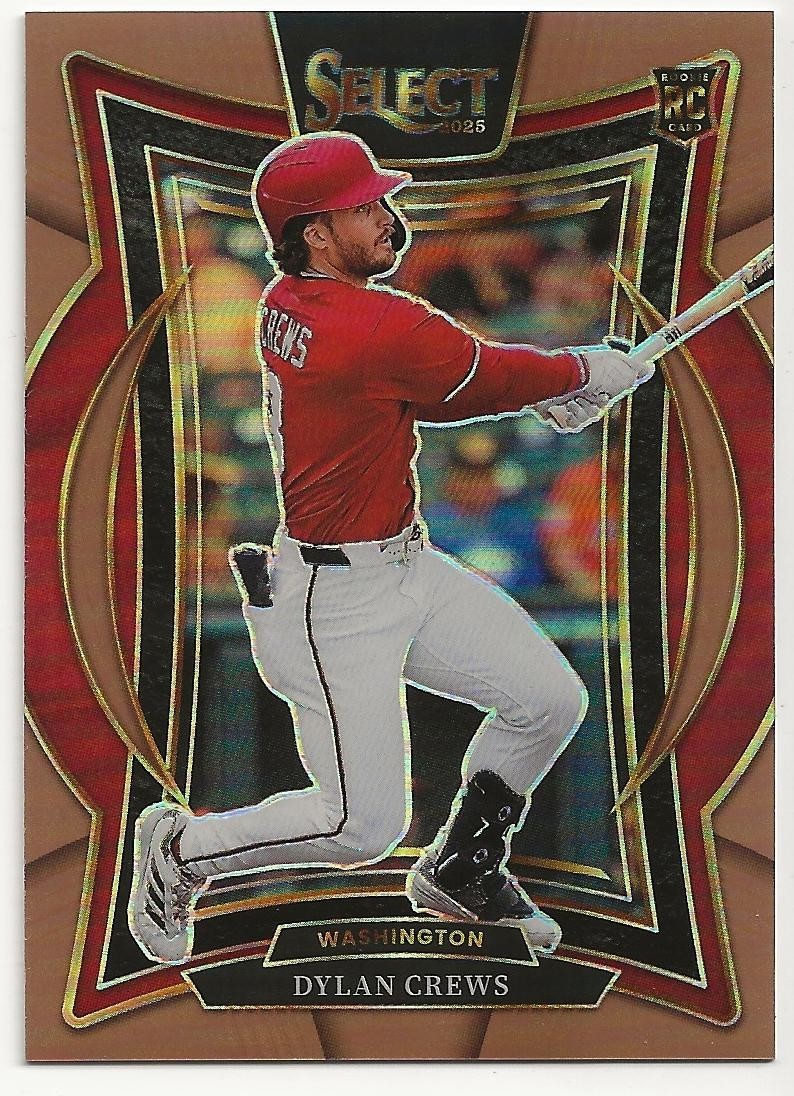 2025 Panini Select Dylan Crews 48/125 RC Concourse Bronze Prizm #14