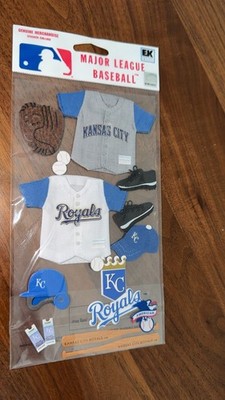 Kansas City Royals 3D Uniform Scrapbook Stickers MLB licensed EK Success