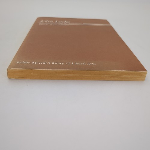 John Locke Second Treatise of Government Softcover Book Thomas Peardon 1983 - Picture 3 of 21