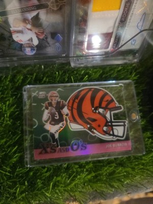 2023 Contenders Optic Joe Burrow XO-9 X's and O's Die Cut Pink Prizm /75 Bengals