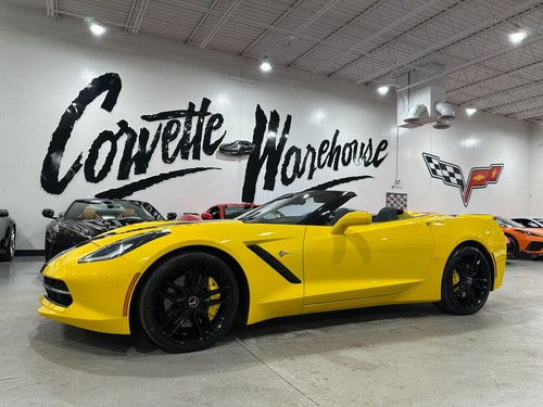 2014 Chevrolet Corvette CONV 3LT, Z51, FE4, J6E, NPP, DTH, IWE, 7-SPD, 43k