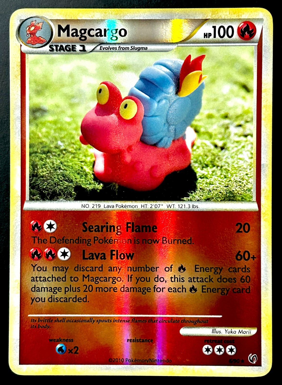 Pokémon TCG Magcargo 6/90 Reverse Holo Undaunted 2010 NM-LP