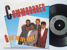 Commodores Goin' To The Bank 7" Polydor POSP826 EX/EX 1986 picture sleeve