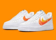 af1 orange swoosh