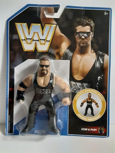 WWE Mattel Retro Series 10 Diesel Wrestling Action...
