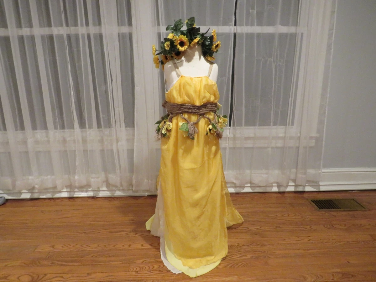 Sunflower Fairy Dress Girls