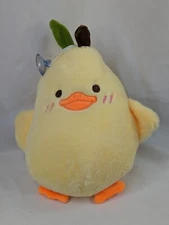 Yellow Duck Chick Bird Plush Pear 9 Inch Suction Cup Hanger Stuffed Animal Toy