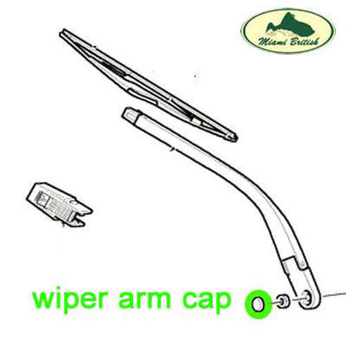 LAND ROVER WIPER SPINDLE ARM CAP DISCOVERY 2 DKG100120 GENUINE - Picture 2 of 2