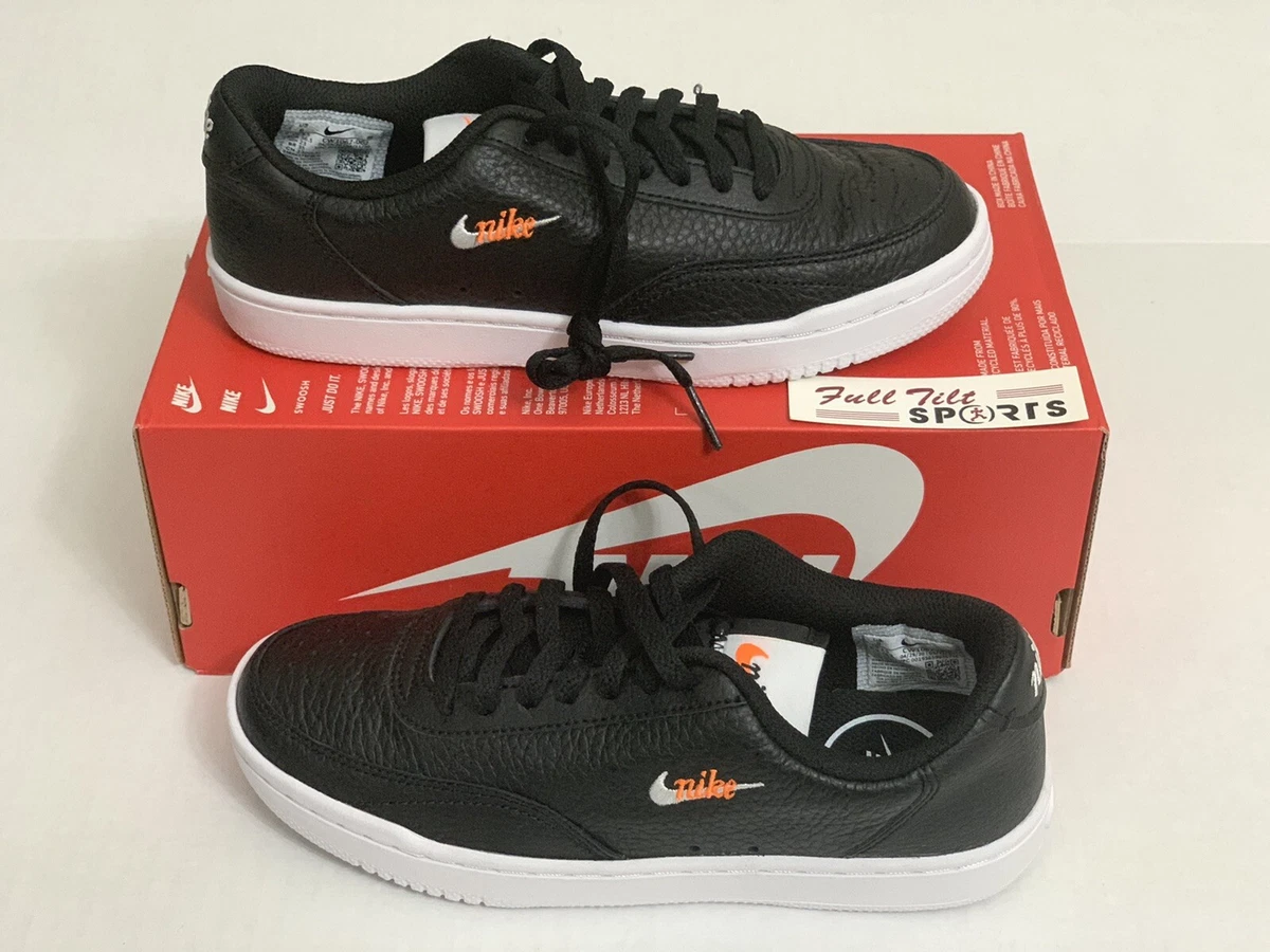 Óxido Entretener barbería Nike Court Vintage Premium Black/White Casual Shoes CW1067-002 Women Size 6  | eBay