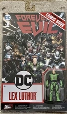FOREVER EVIL DC LEX LUTHOR MINI FIGURE WITH COMIC BOOK