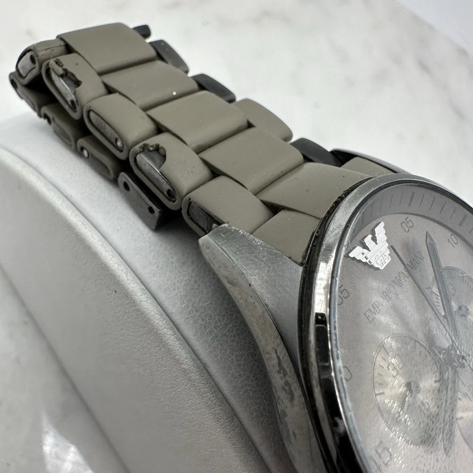 Auténtico reloj cronógrafo para hombre EMPORIO ARMANI AR5950, batería nueva, talla 7” - LEER Foto 3 de 4