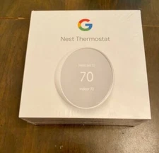 Google Nest Smart Thermostat, Snow White, Latest Model FACTORY SEALED