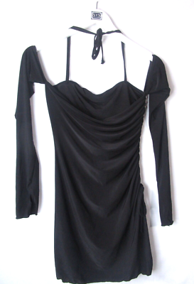 slim fit dress slacks Mira Halter Neck Mini Dress main image 1