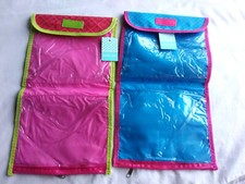Makeup Bag Cosmetic Travel bag Toiletry Case Pouch Organizer Bag NWT Lot of 2