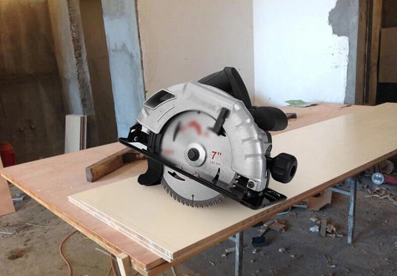 1800W Electric Circular Saw Woodworking Tool Wood Cutter With 7 Saw Blade  220V