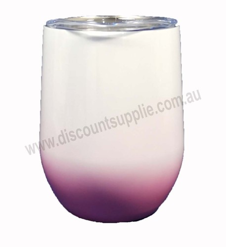 50x Steel tumbler Double wall Stemless Mug 12oz Sublimation heat press Printing - Picture 6 of 8