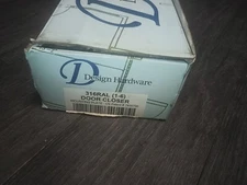 NEW 316 RAL Design Hardware Door Closer Mounting Plate Size 1-6 316RAL