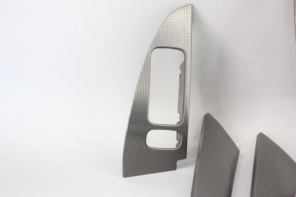 ✅ 01-04 Conjunto de molduras de panel de puerta de carbono interior Mercedes W203 C32 AMG fabricante de equipos originales Foto 2 de 4