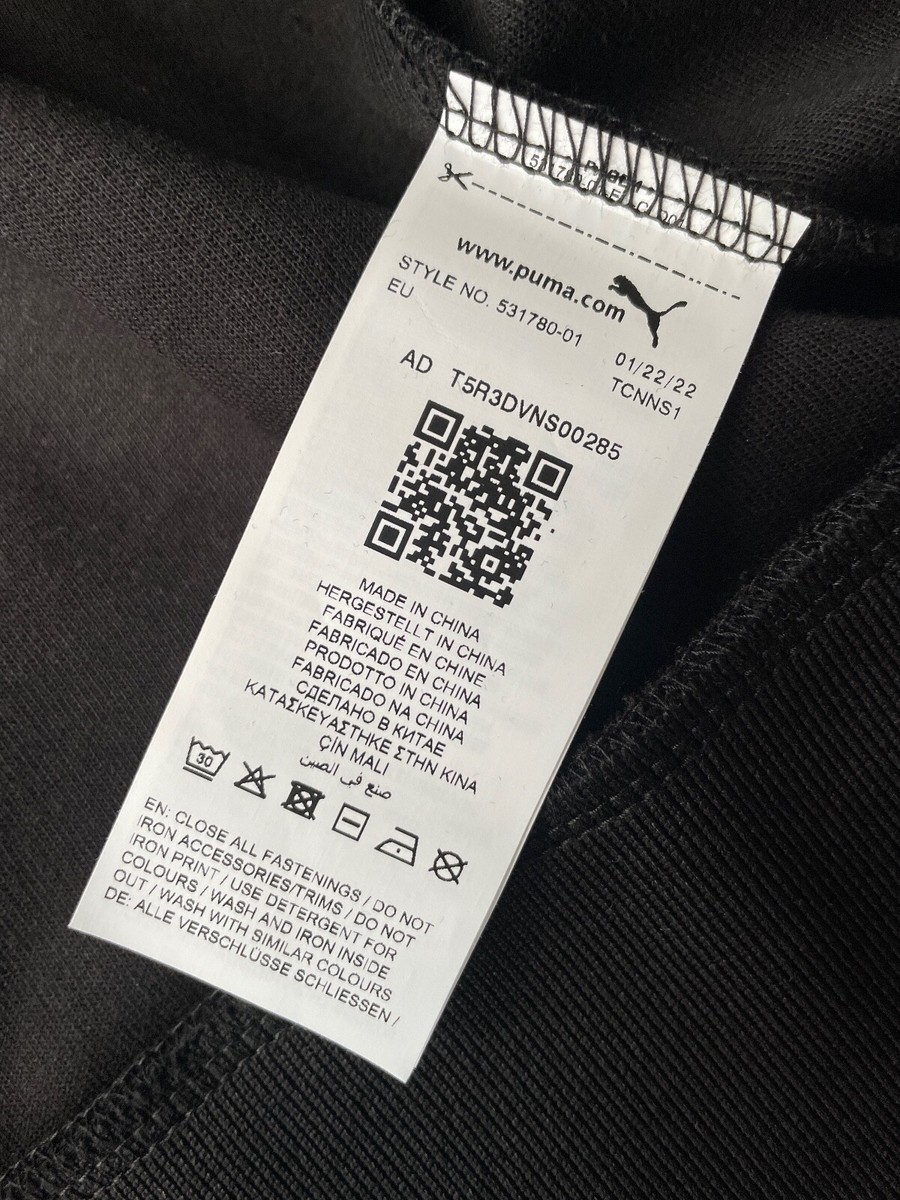 PUMA BLACK MERCEDES AMG F1 MAPF1 TRACK SWEATSHIRT JACKET - MEDIUM  