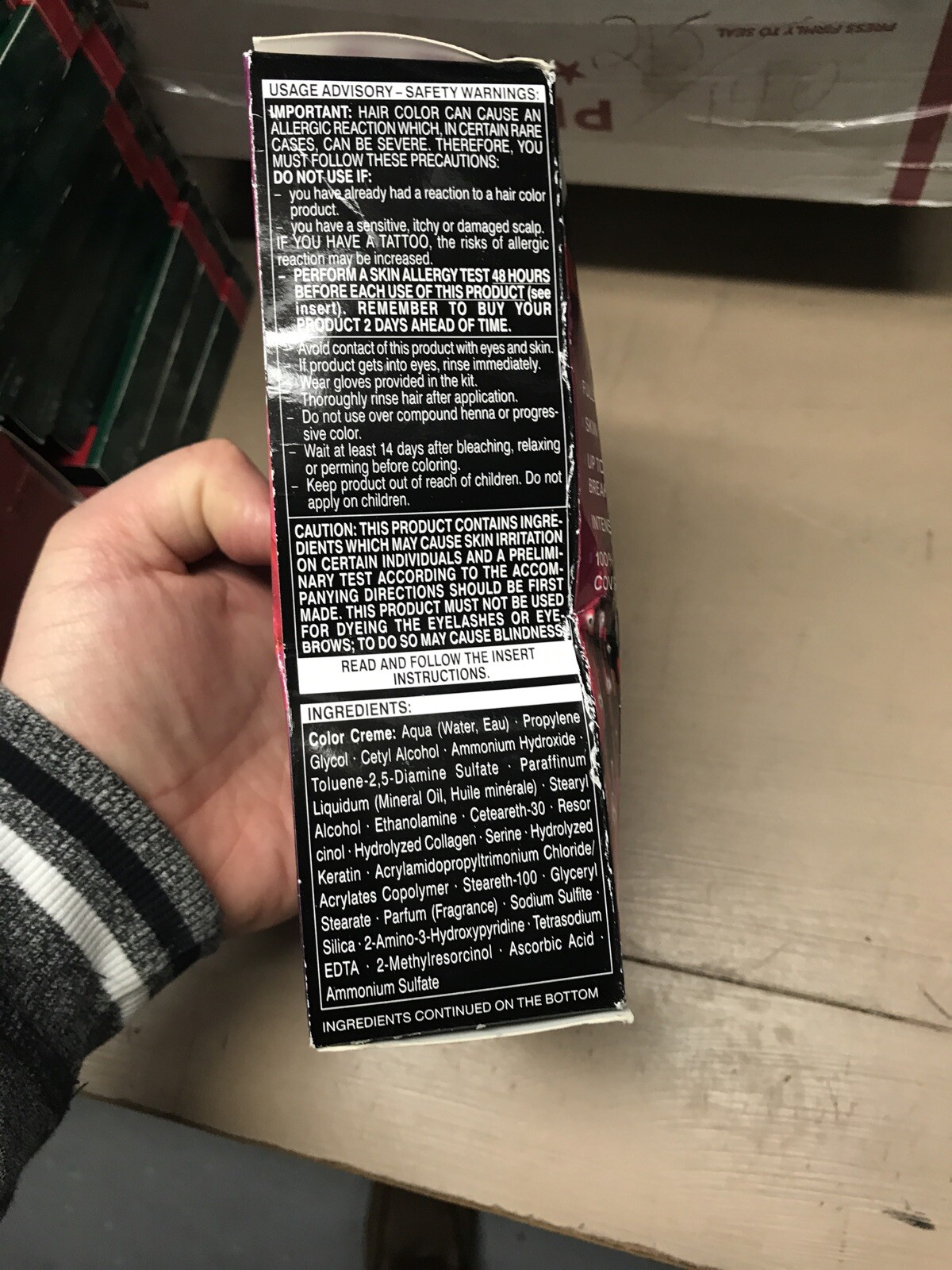Schwarzkopf Keratin Color Hair Color Cream 4.6 Intense Cocoa BOX DAMAGE