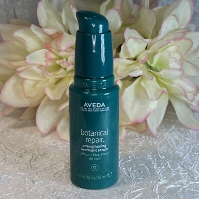 AVEDA Botanical Repair Strengthening Overnight Serum 1oz Travel NWOB - FREE SHIP