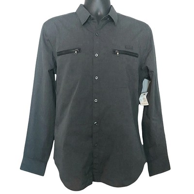Structure textured button up shirt