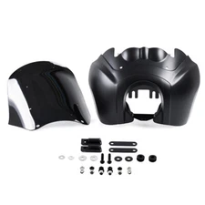 Front Headlight Fairing Cover W Windshield for harley Dyna Super Glide FXDXT FXR
