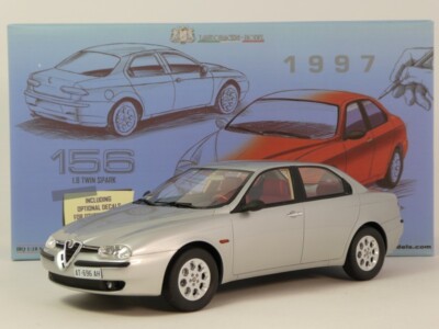 Laudoracing Alfa Romeo 156 Twin Spark Light Gray 1997 1/18
