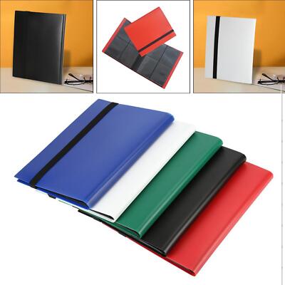 Fancyes Trading Card Binder - 160 Pockets, 20 Pages, Red, Holds Standard Size Cards - View #2